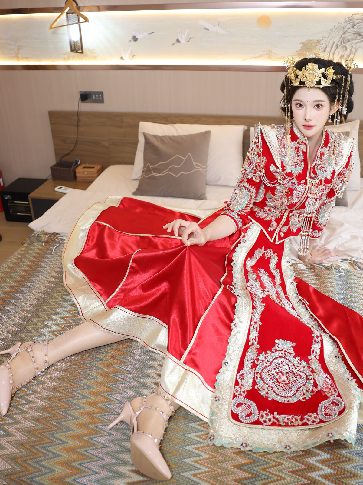 XiuRen秀人网 Uncensored Li Shuang Er 梨霜儿 - R18 秀人网模特 秀禾服 Part01