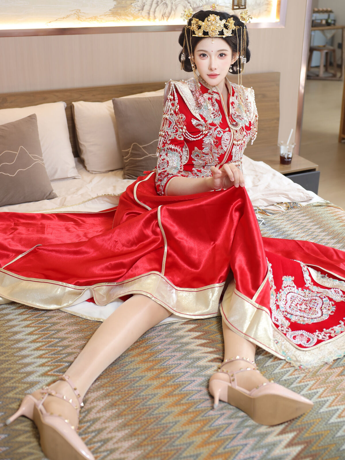 XiuRen秀人网 Uncensored Li Shuang Er 梨霜儿 - R18 秀人网模特 秀禾服 Part01