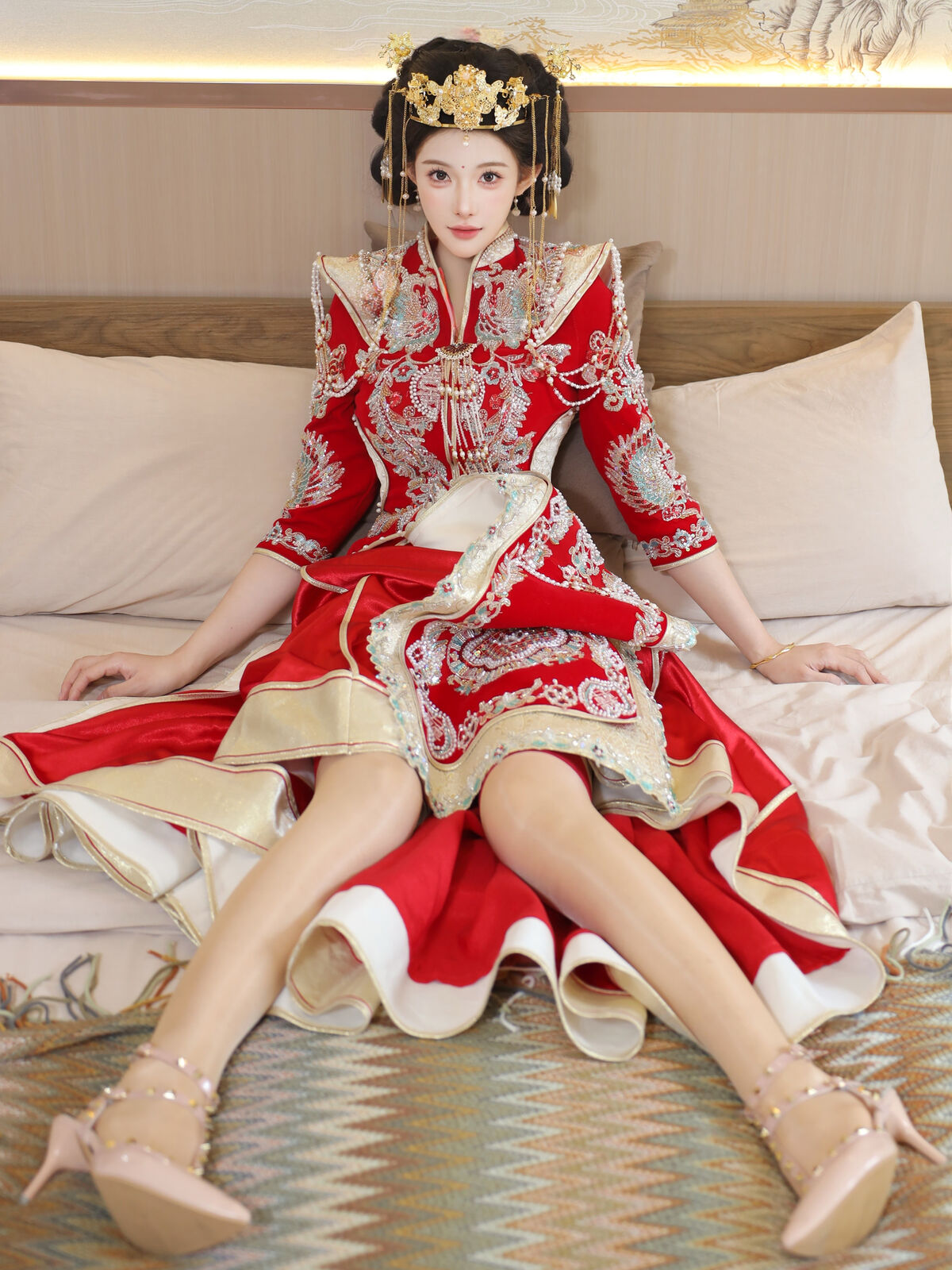 XiuRen秀人网 Uncensored Li Shuang Er 梨霜儿 - R18 秀人网模特 秀禾服 Part01