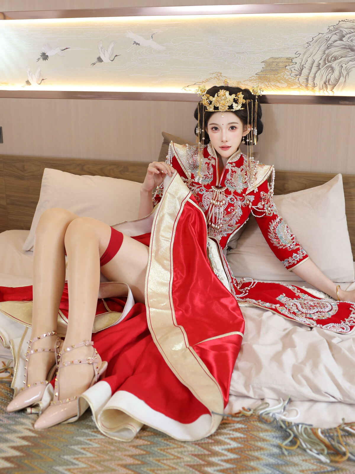 XiuRen秀人网 Uncensored Li Shuang Er 梨霜儿 - R18 秀人网模特 秀禾服 Part01