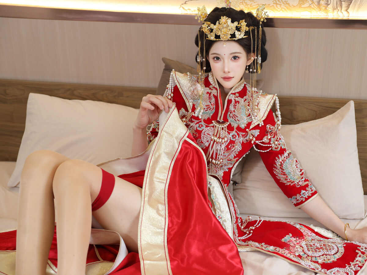 XiuRen秀人网 Uncensored Li Shuang Er 梨霜儿 - R18 秀人网模特 秀禾服 Part01