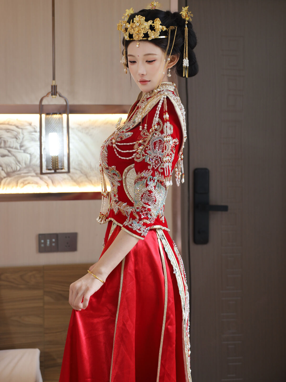 XiuRen秀人网 Uncensored Li Shuang Er 梨霜儿 - R18 秀人网模特 秀禾服 Part01