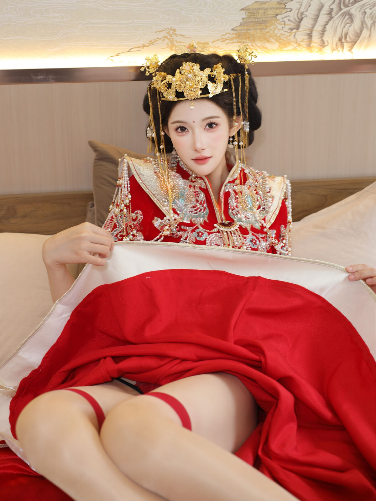XiuRen秀人网 Uncensored Li Shuang Er 梨霜儿 - R18 秀人网模特 秀禾服 Part01