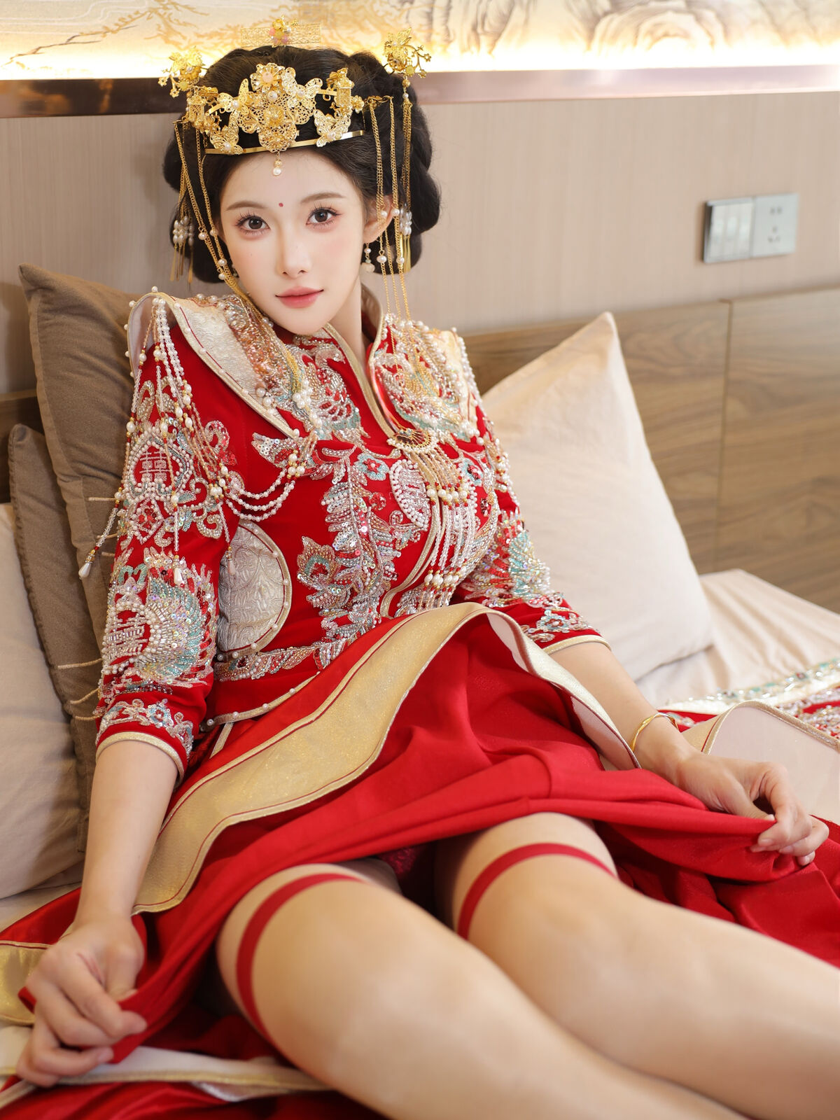 XiuRen秀人网 Uncensored Li Shuang Er 梨霜儿 - R18 秀人网模特 秀禾服 Part01