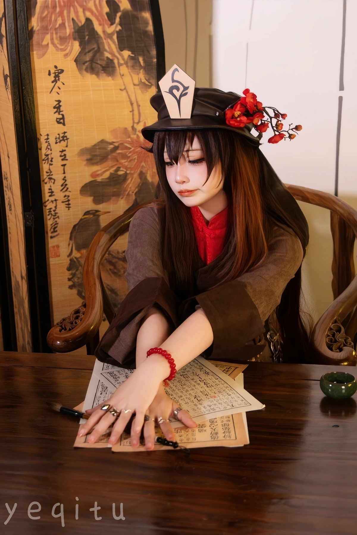 Cosplay 星野柒兔 – 胡桃宝宝
