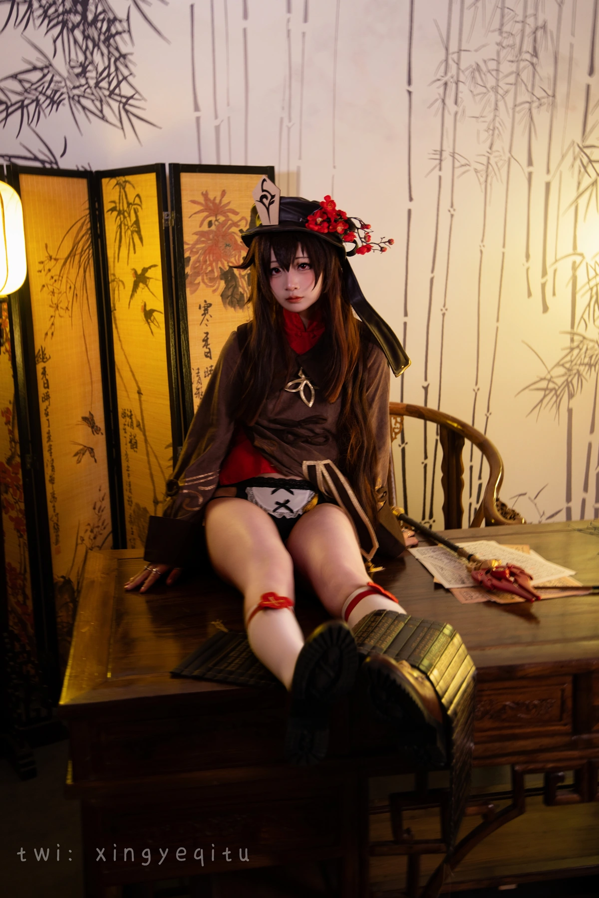 Cosplay 星野柒兔 – 胡桃宝宝