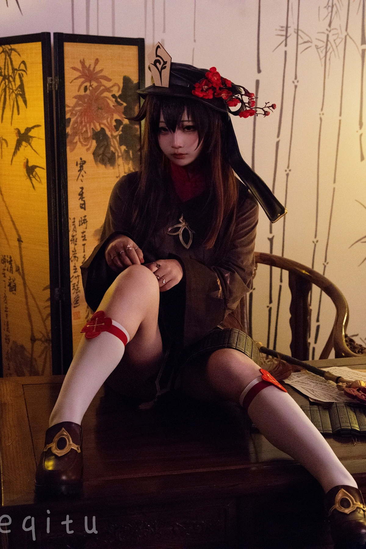 Cosplay 星野柒兔 – 胡桃宝宝