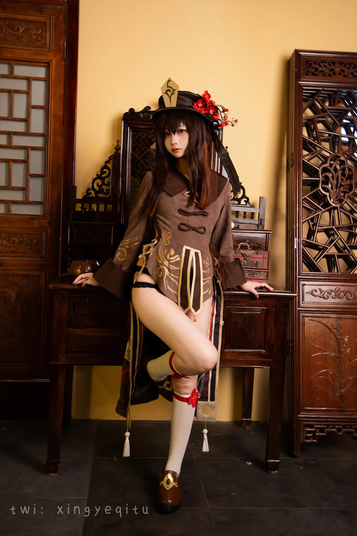 Cosplay 星野柒兔 – 胡桃宝宝