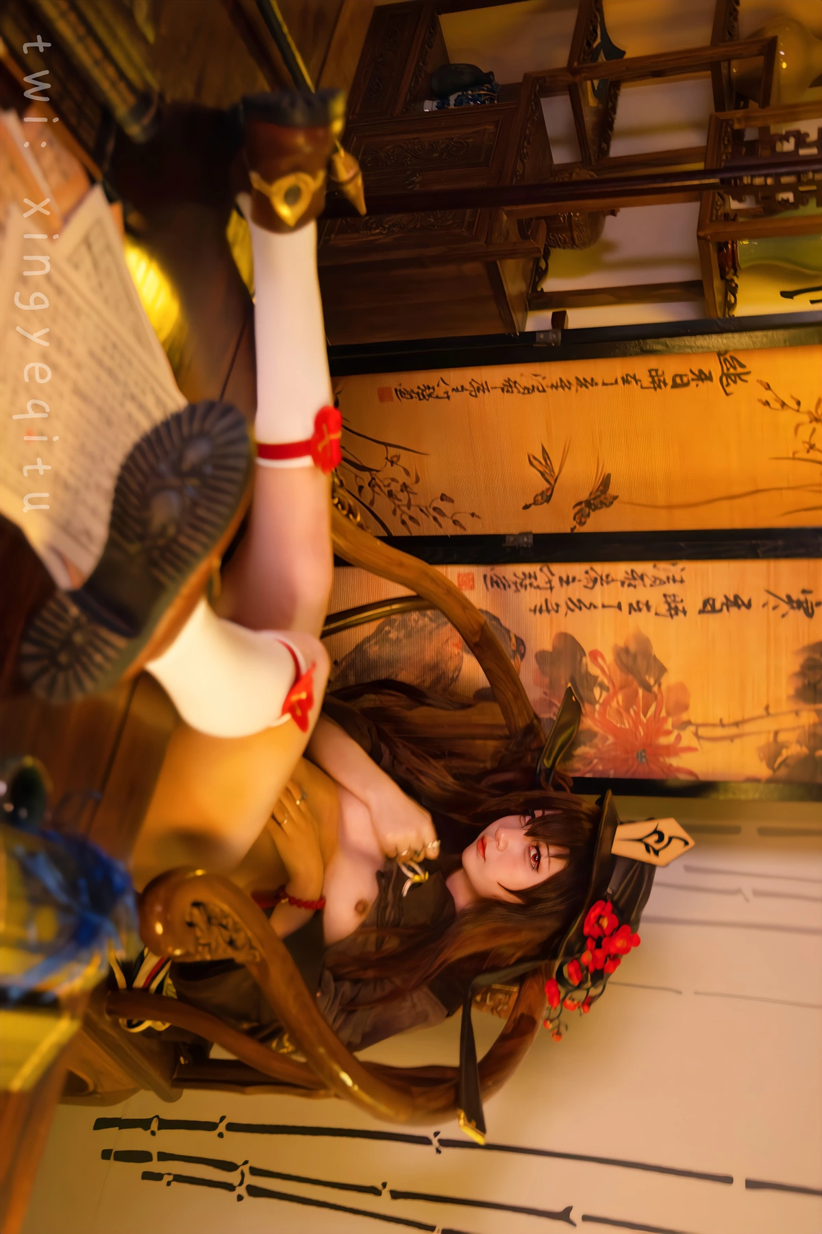 Cosplay 星野柒兔 – 胡桃宝宝