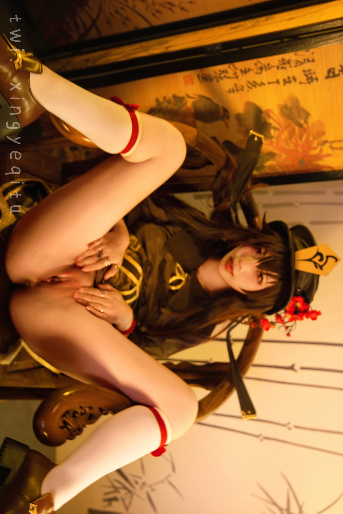 Cosplay 星野柒兔 – 胡桃宝宝