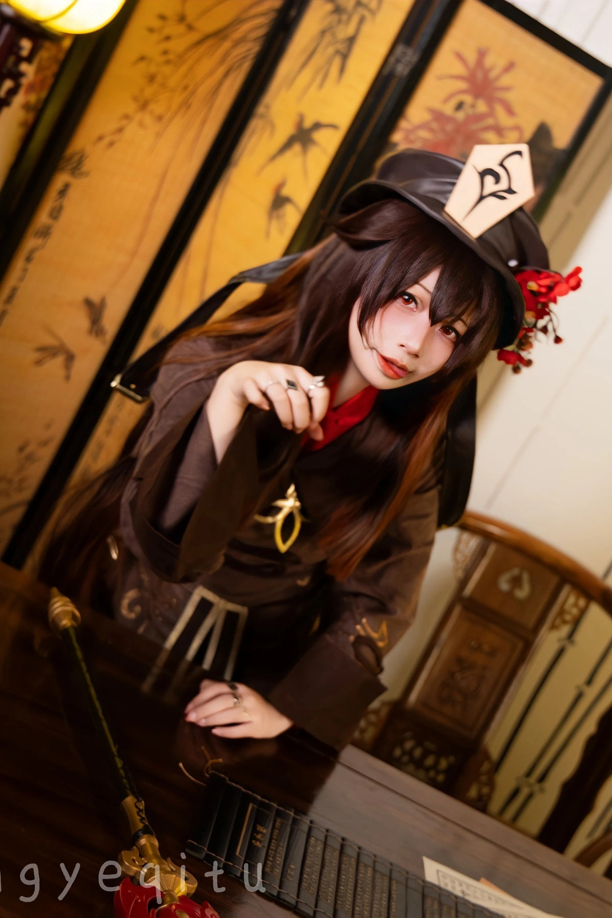 Cosplay 星野柒兔 – 胡桃宝宝