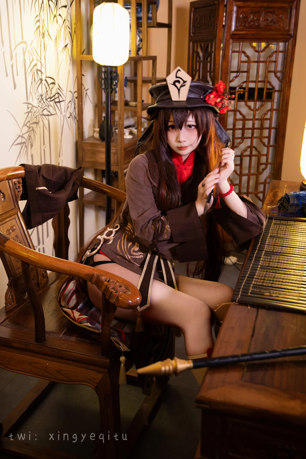 Cosplay 星野柒兔 – 胡桃宝宝