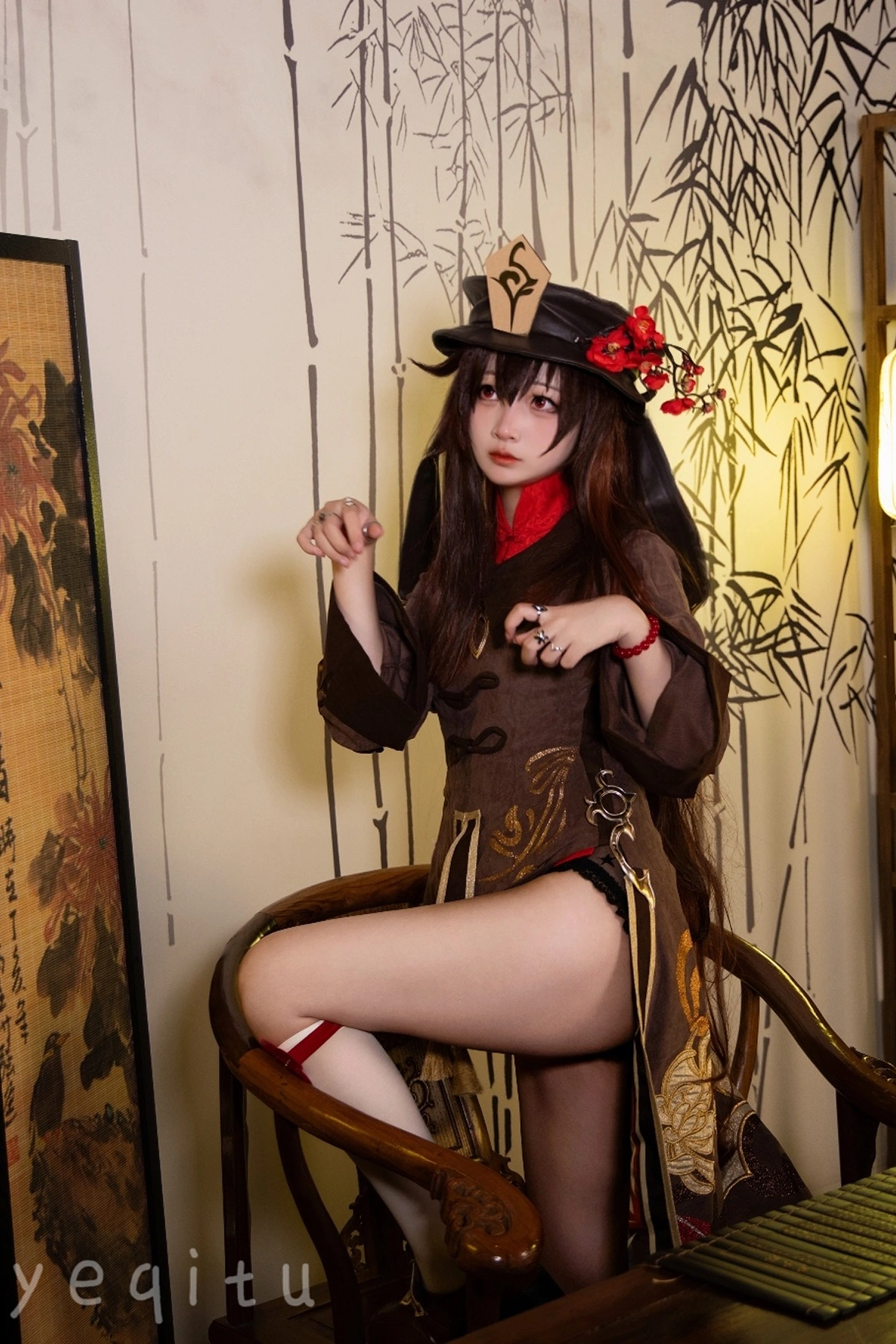 Cosplay 星野柒兔 – 胡桃宝宝