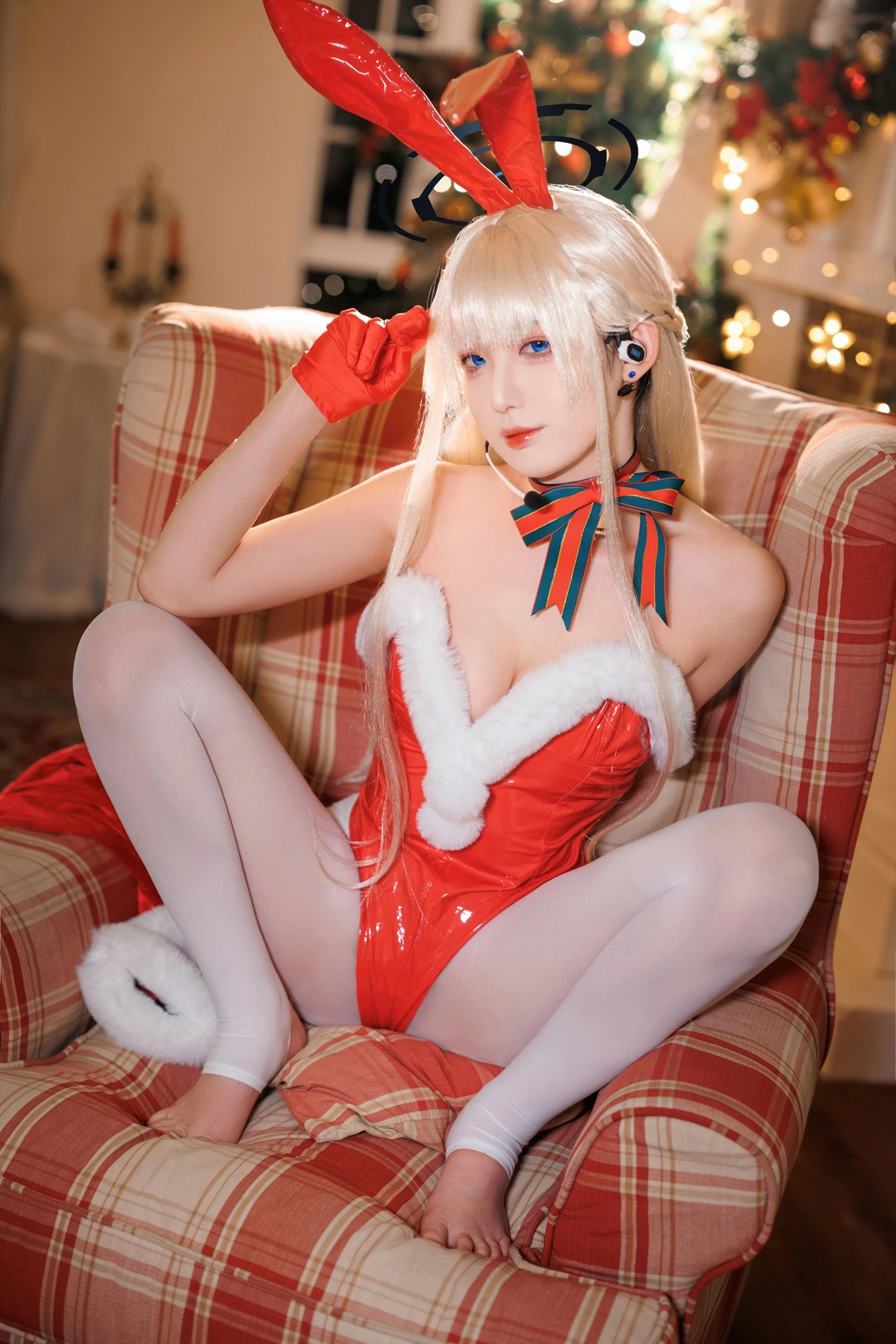 Cosplay 封疆疆v – 蔚蓝档案 飞鸟马时 圣诞