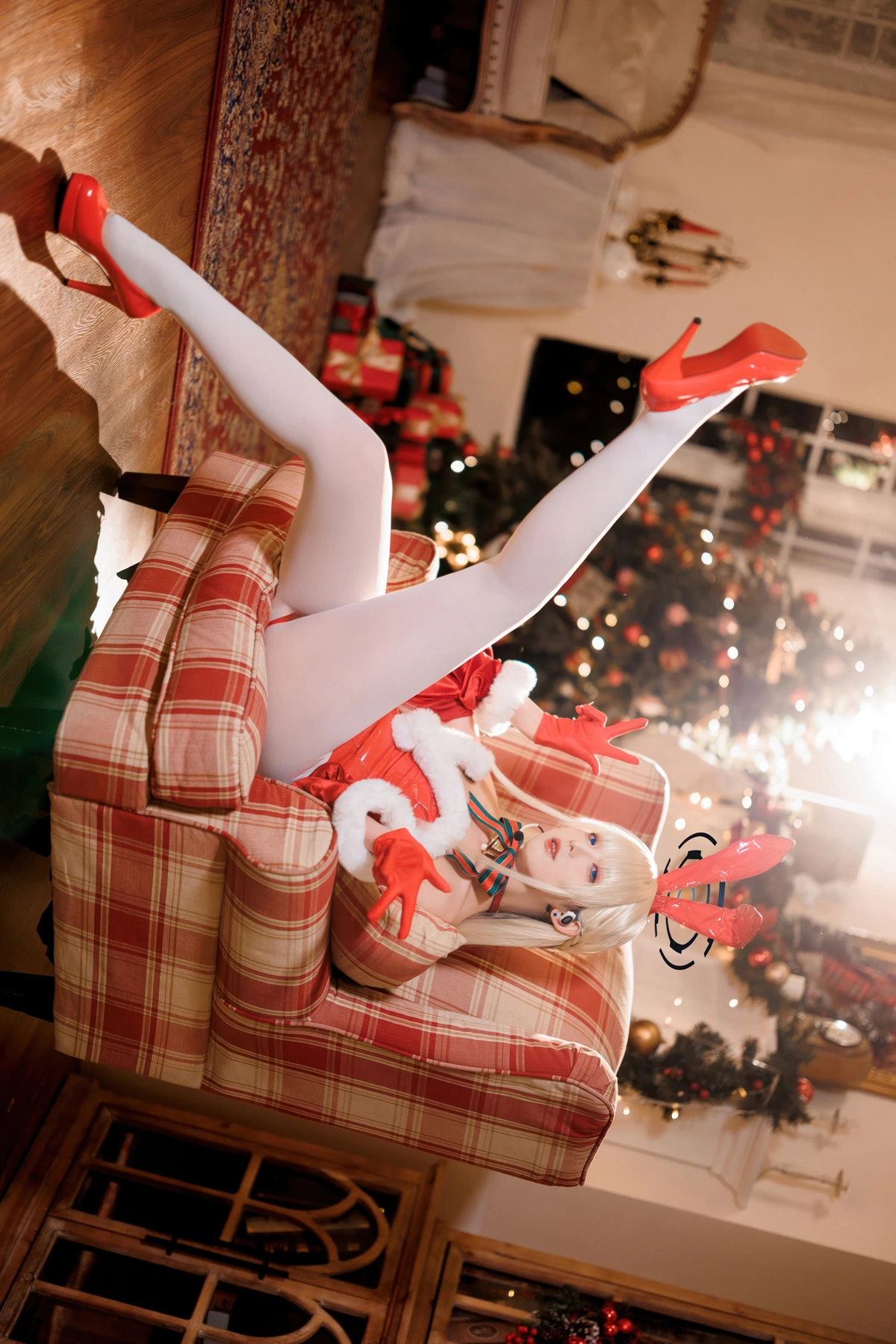 Cosplay 封疆疆v – 蔚蓝档案 飞鸟马时 圣诞