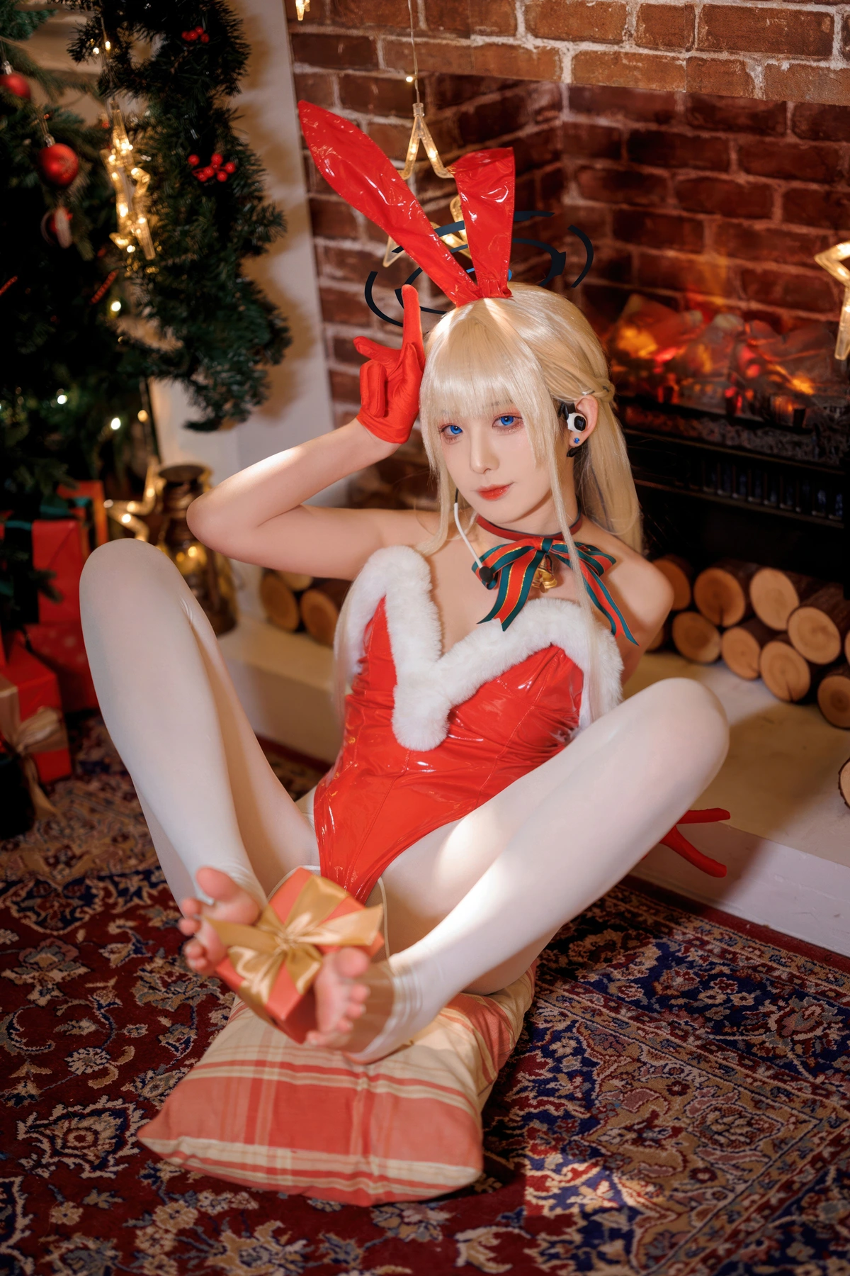 Cosplay 封疆疆v – 蔚蓝档案 飞鸟马时 圣诞