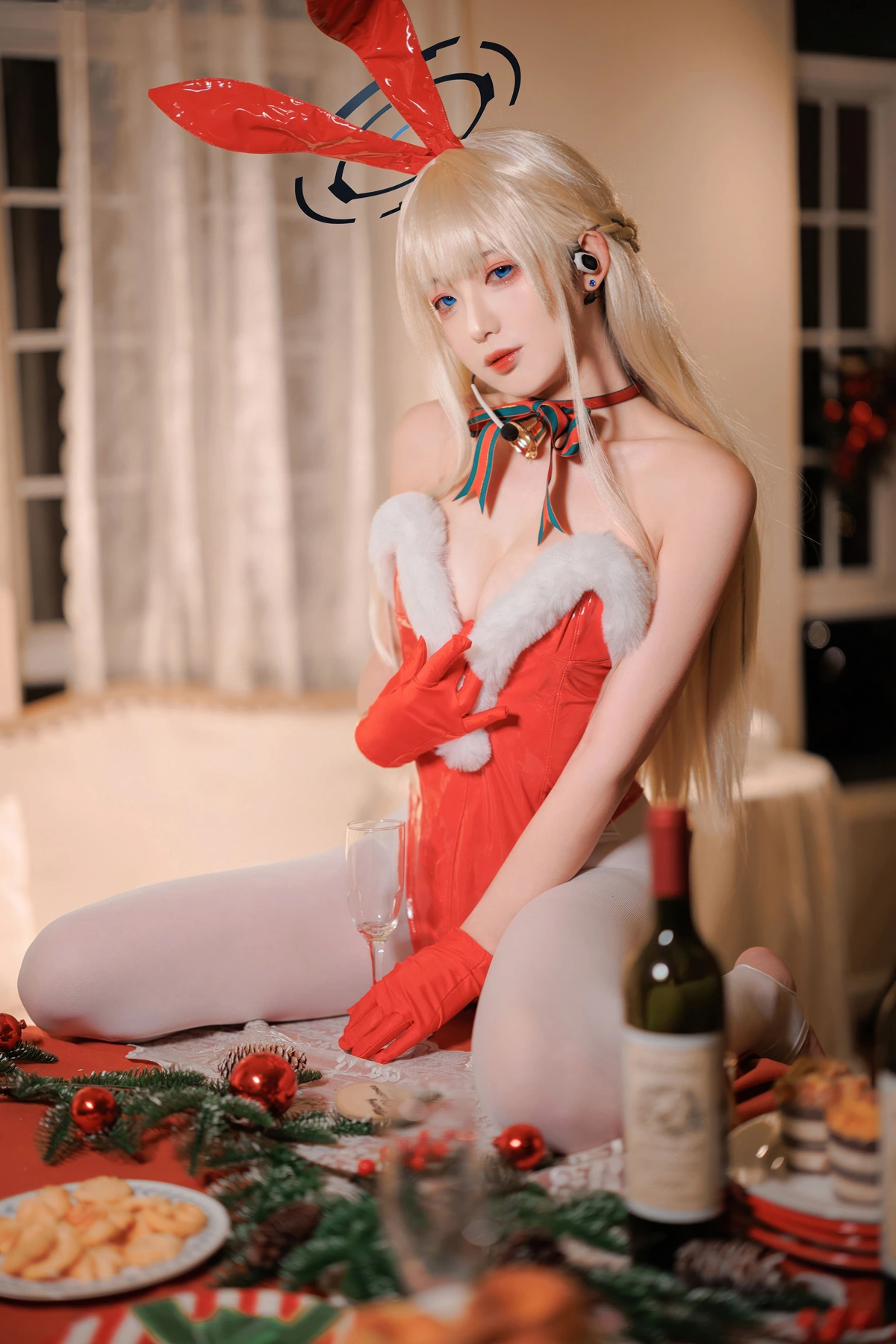 Cosplay 封疆疆v – 蔚蓝档案 飞鸟马时 圣诞