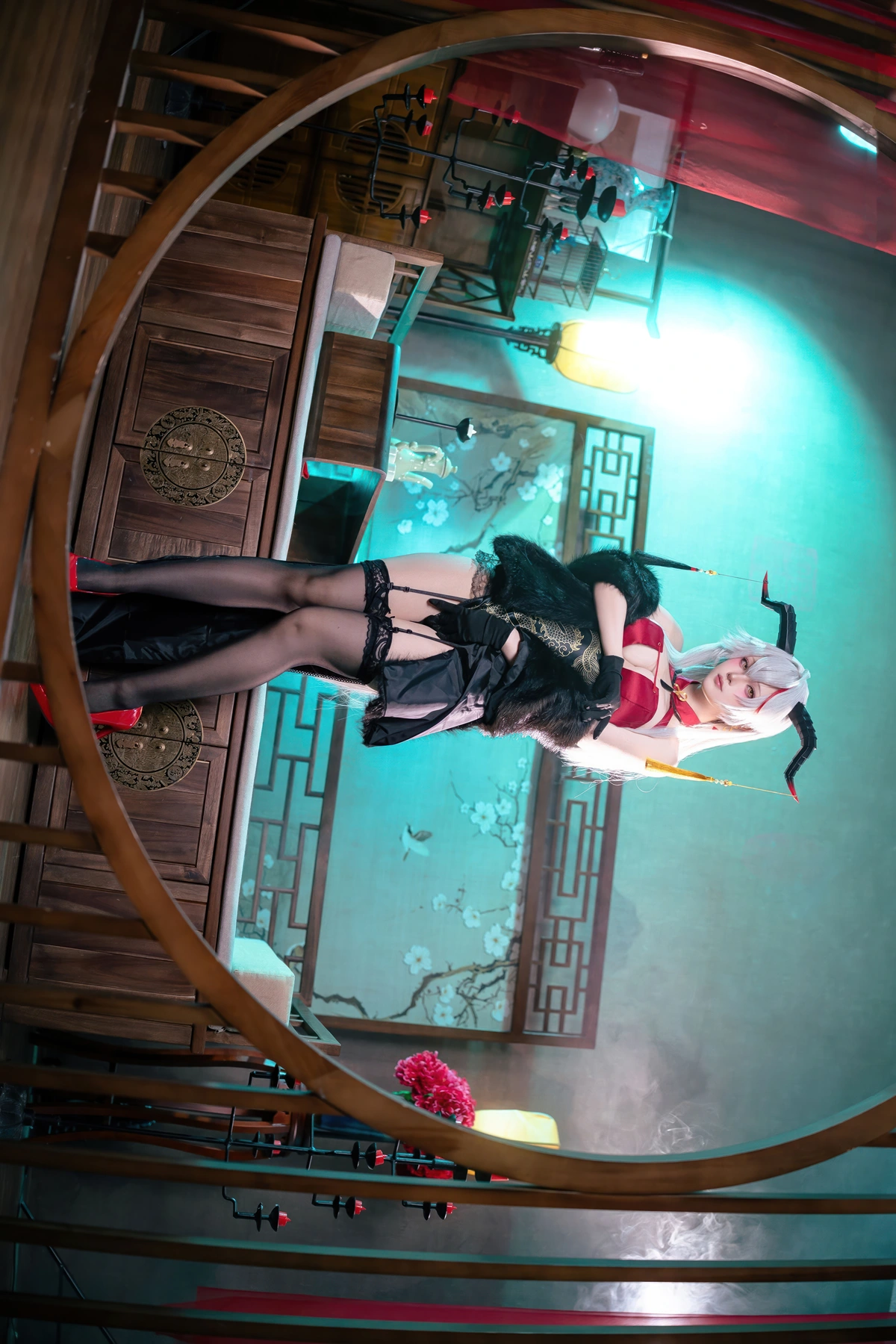 Cosplay 屿鱼 – 碧蓝航线 埃吉尔旗袍