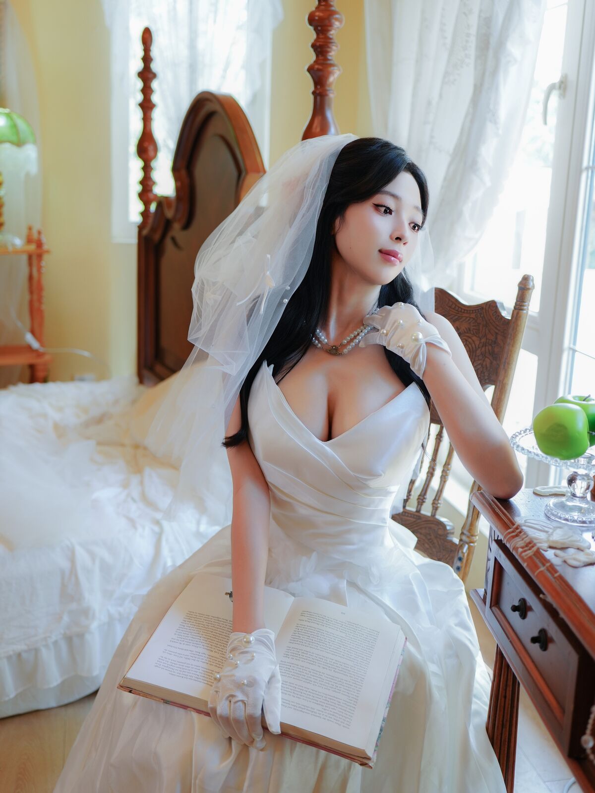 XiuRen秀人网 Uncensored Zhu Zhu Molly 朱朱molly - R18 秀人网模特 新人首秀 洁白婚纱