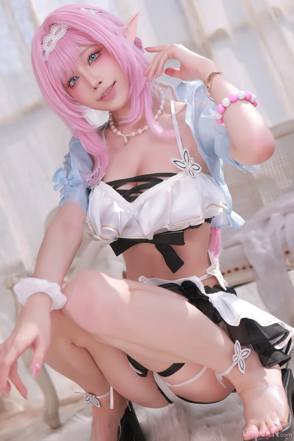 Coser@水淼Aqua_ T2 Elysia Swimsuit (Honkai Imapct3)