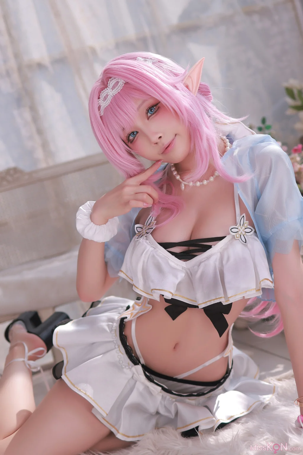 Coser@水淼Aqua_ T2 Elysia Swimsuit (Honkai Imapct3)