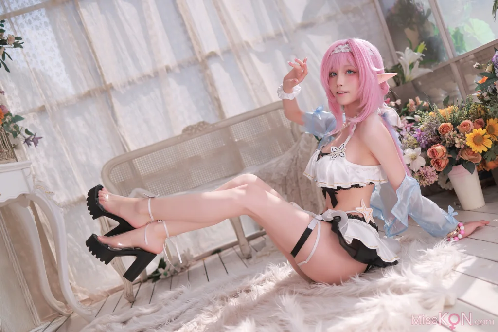 Coser@水淼Aqua_ T2 Elysia Swimsuit (Honkai Imapct3)