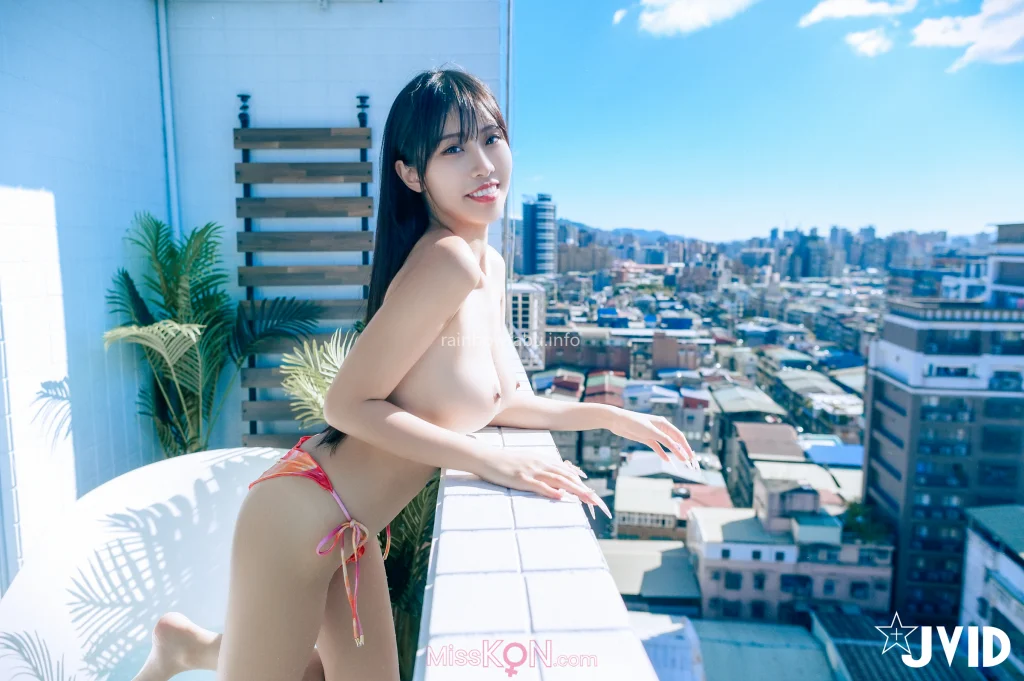 [JVID] WenHsin 玟妡_ 濕身陽台戲水夏日多巴胺😳超小片比基尼🔥羊入虎口不吃對不起自己😈