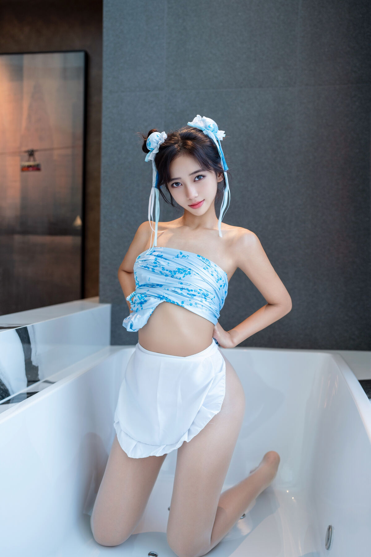 XiuRen秀人网 Uncensored Shi An An 时安安 - R18 秀人网模特 春丽青花瓷