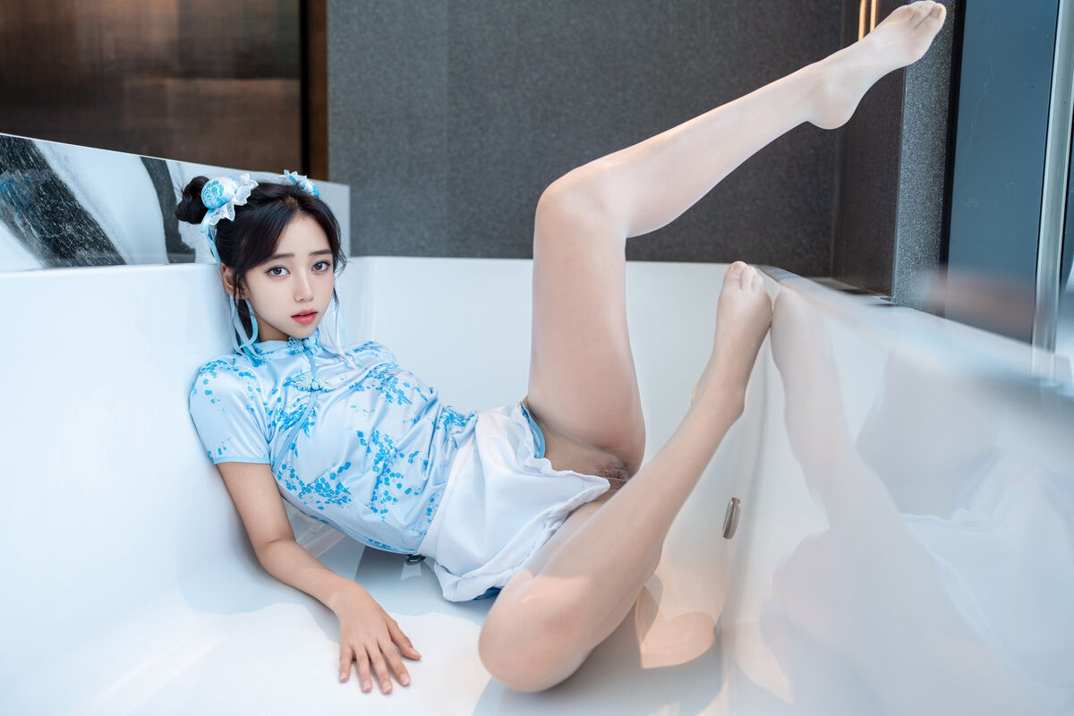 XiuRen秀人网 Uncensored Shi An An 时安安 - R18 秀人网模特 春丽青花瓷