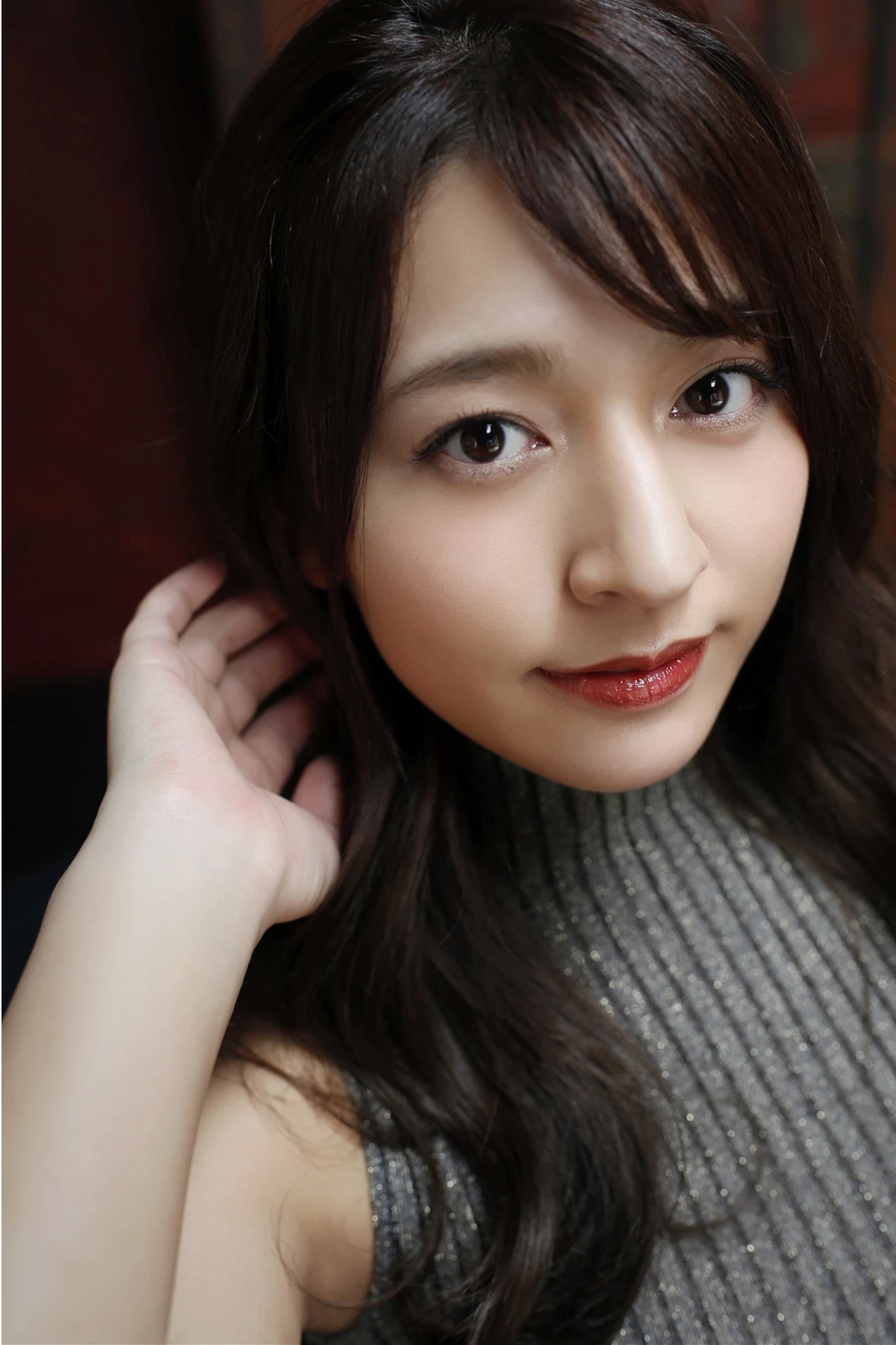 Kana Tokue 徳江かな, 週刊現代デジタル写真集 「紅唇」 Set.02