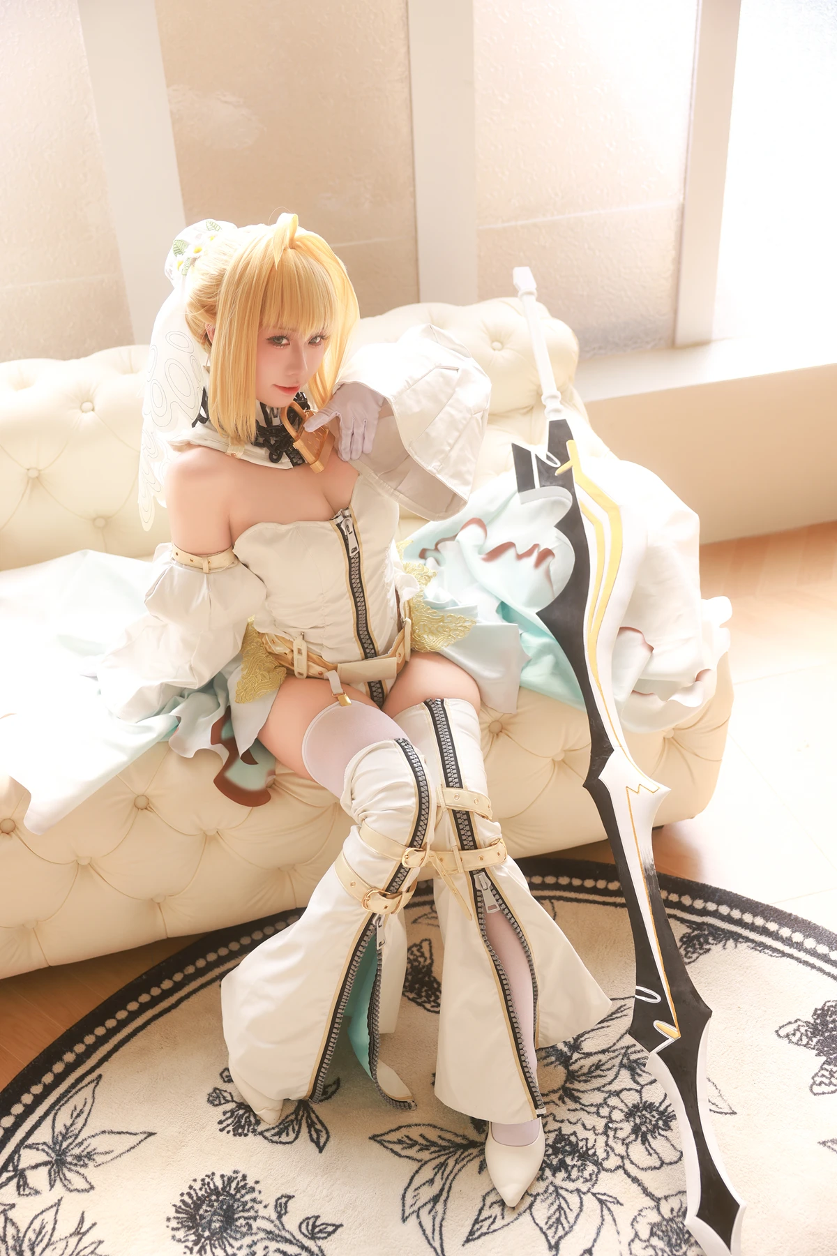 Cosplay G44不会受伤 – 尼禄花嫁