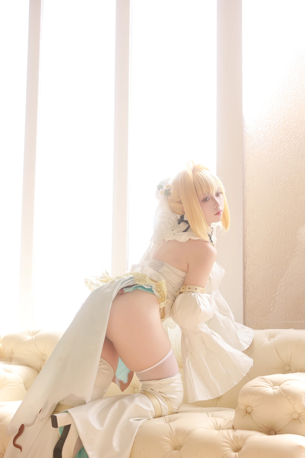 Cosplay G44不会受伤 – 尼禄花嫁