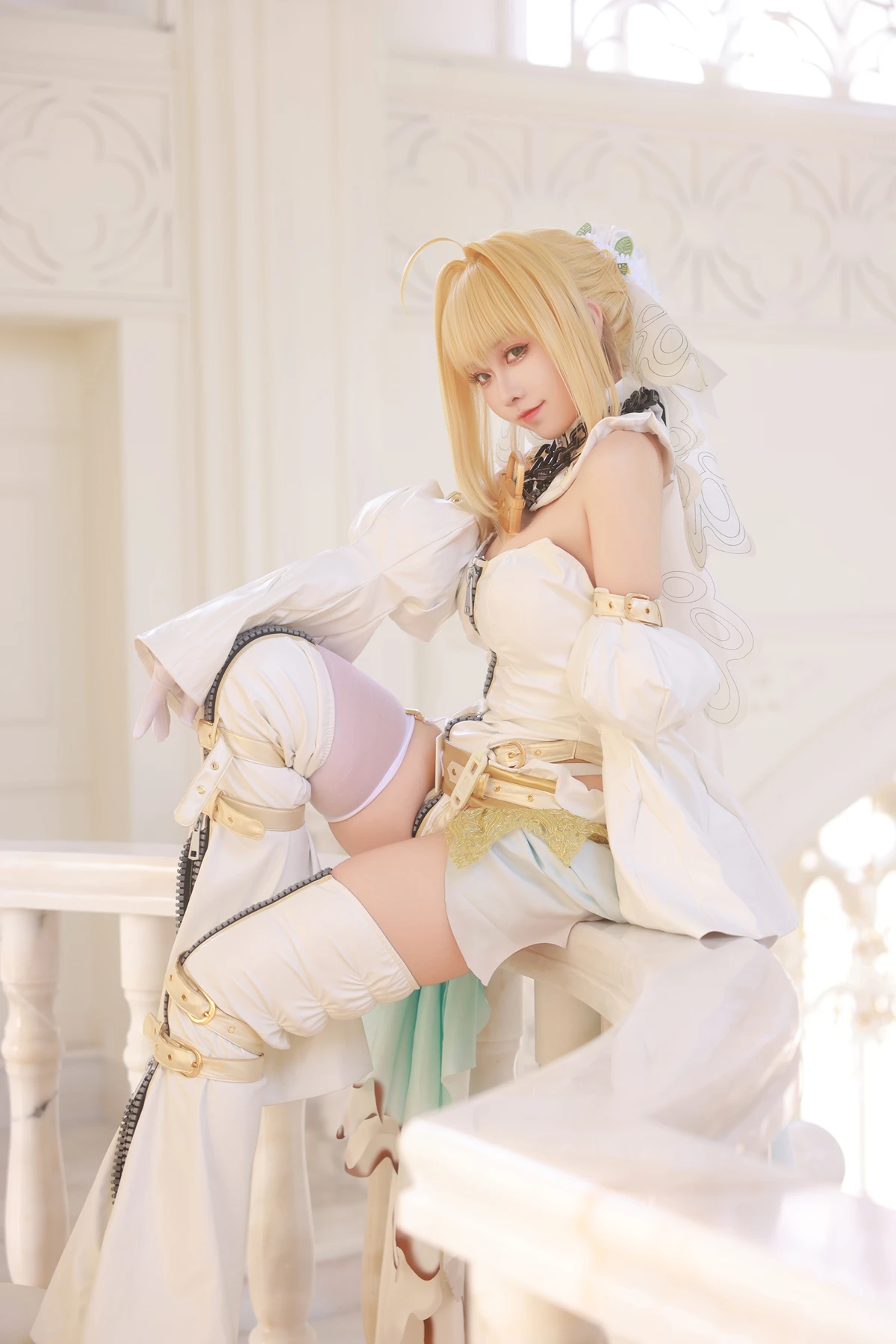 Cosplay G44不会受伤 – 尼禄花嫁