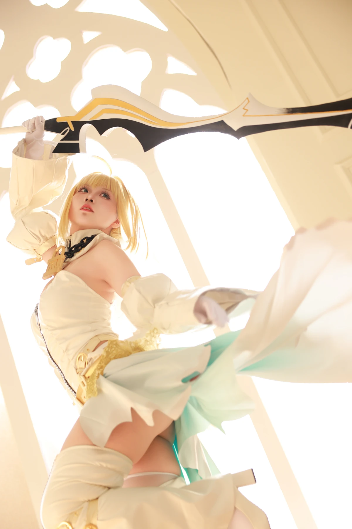 Cosplay G44不会受伤 – 尼禄花嫁