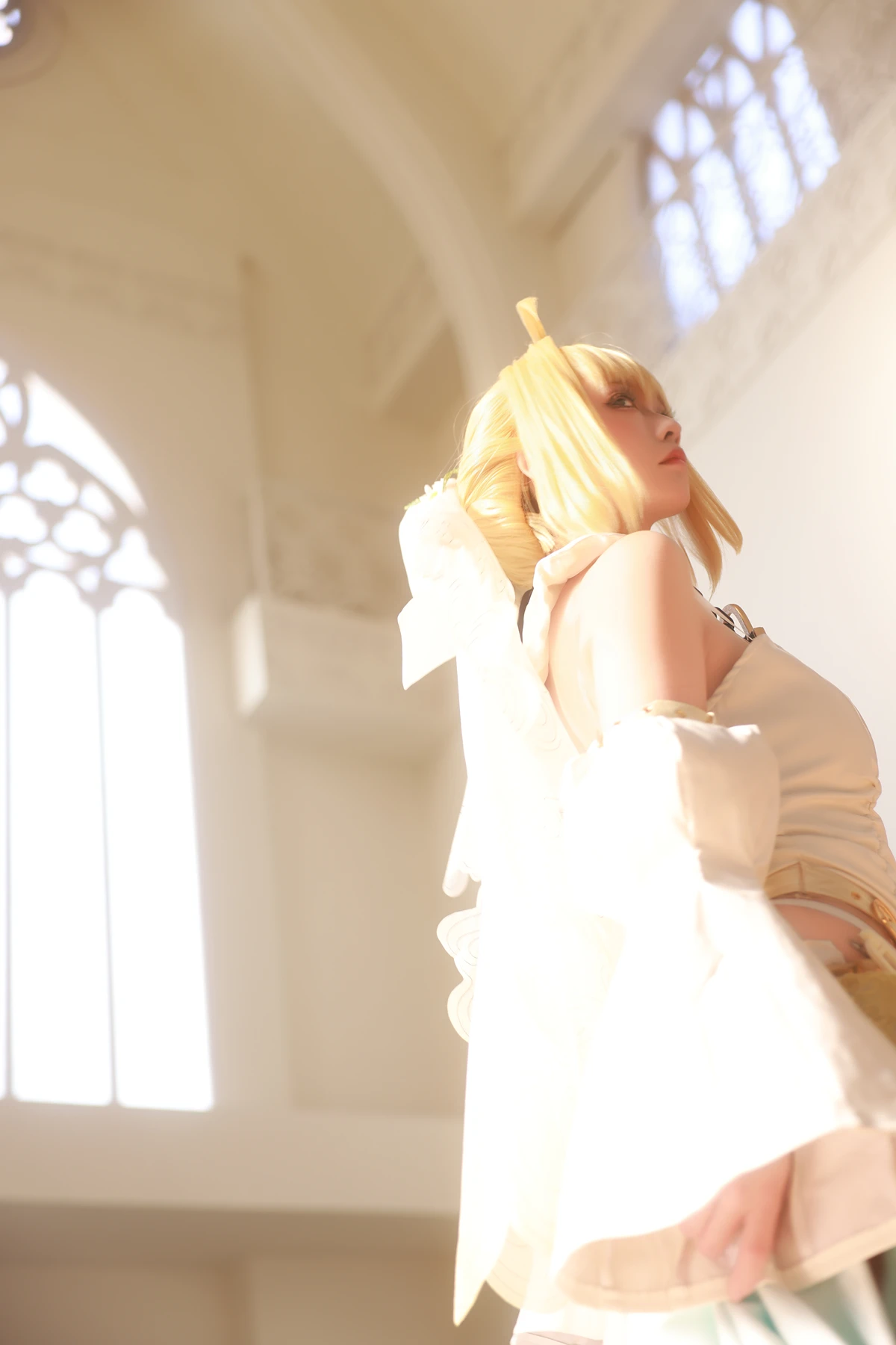 Cosplay G44不会受伤 – 尼禄花嫁