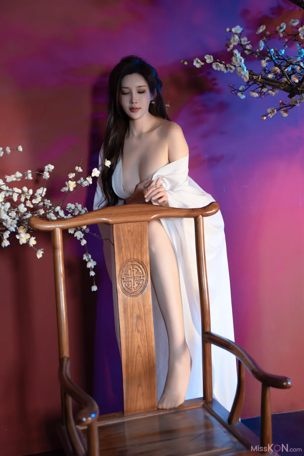 [内购无水印] 周妍希_ 秀人网模特 白衣仙子