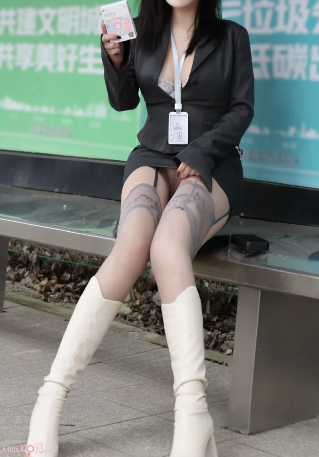 [内购无水印] 小薯条nienie_ 秀人网模特 情趣内衣