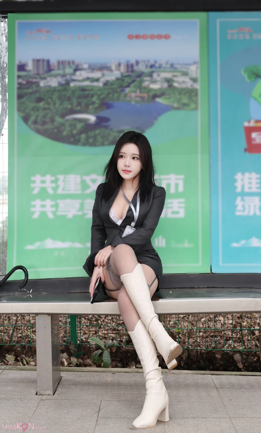 [内购无水印] 小薯条nienie_ 秀人网模特 情趣内衣