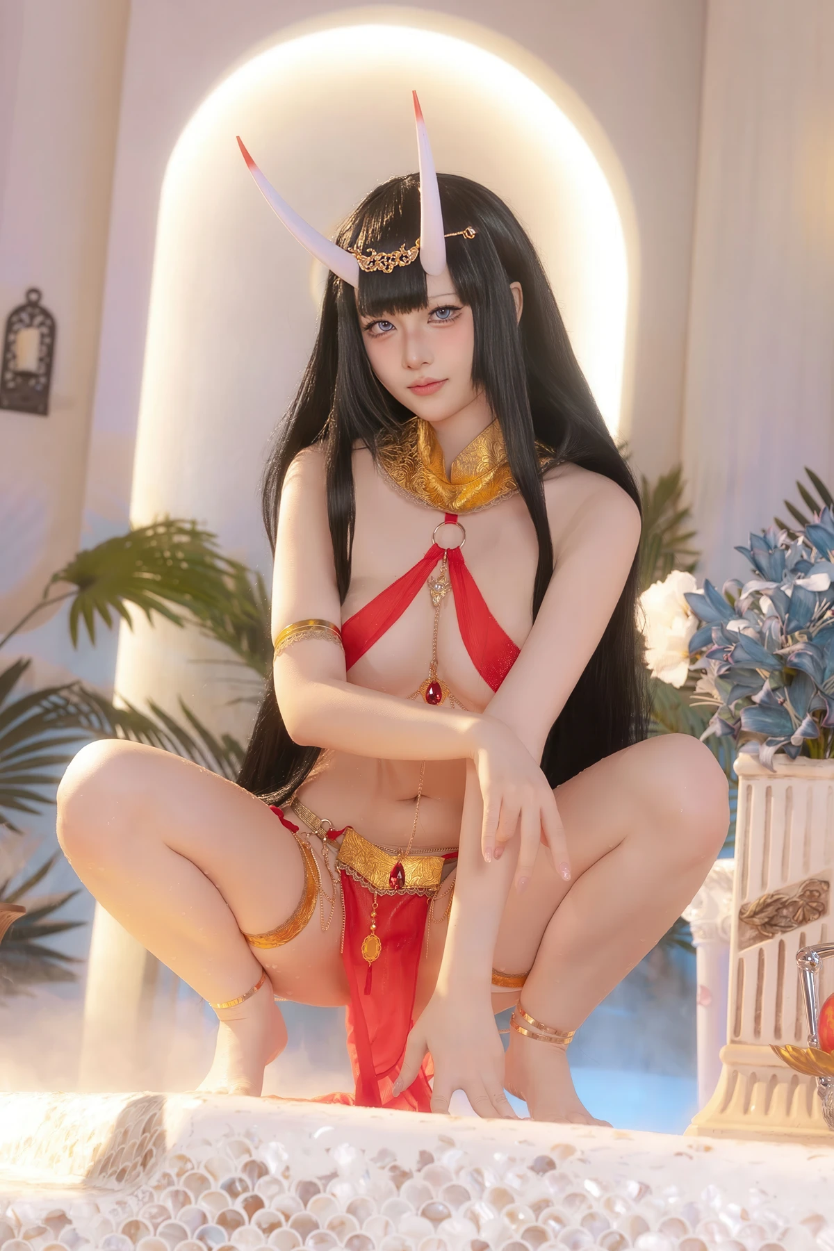 Cosplay 屿鱼 – 碧蓝航线 能代 赤纱浴影