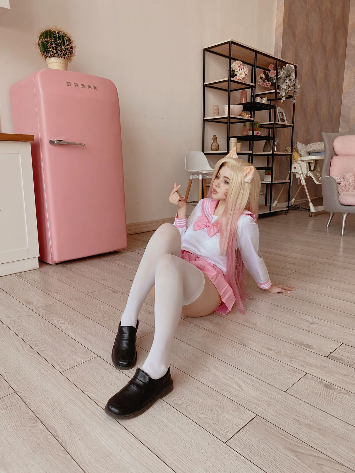 Coser@Alina Becker - Ahri Schoolgirl Part02