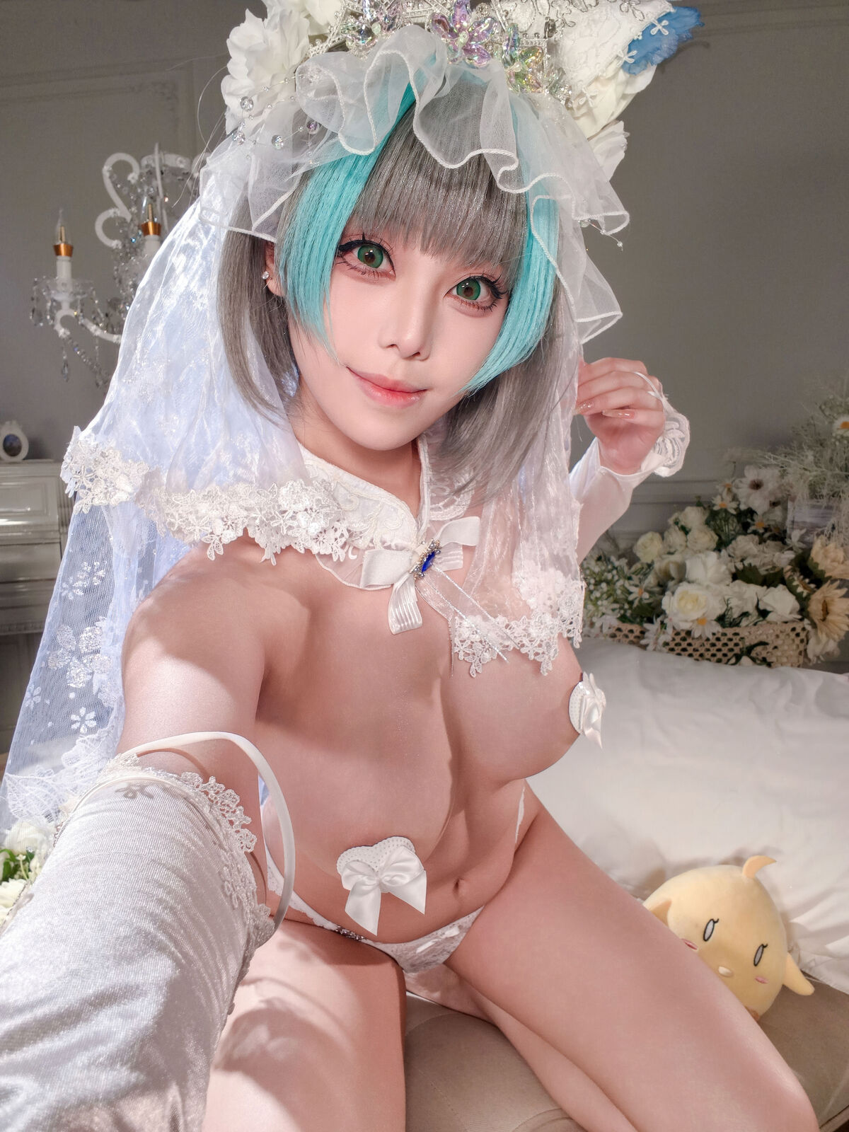 Coser@蜜汁猫裘 - 碧蓝航线 柴郡 花嫁 Part01