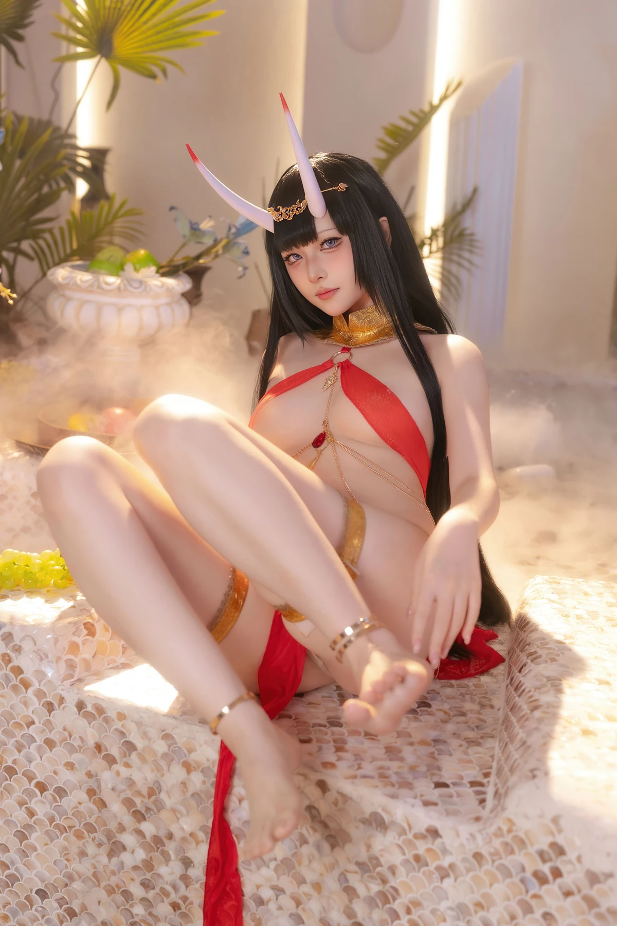 Cosplay 屿鱼 – 碧蓝航线 能代 赤纱浴影
