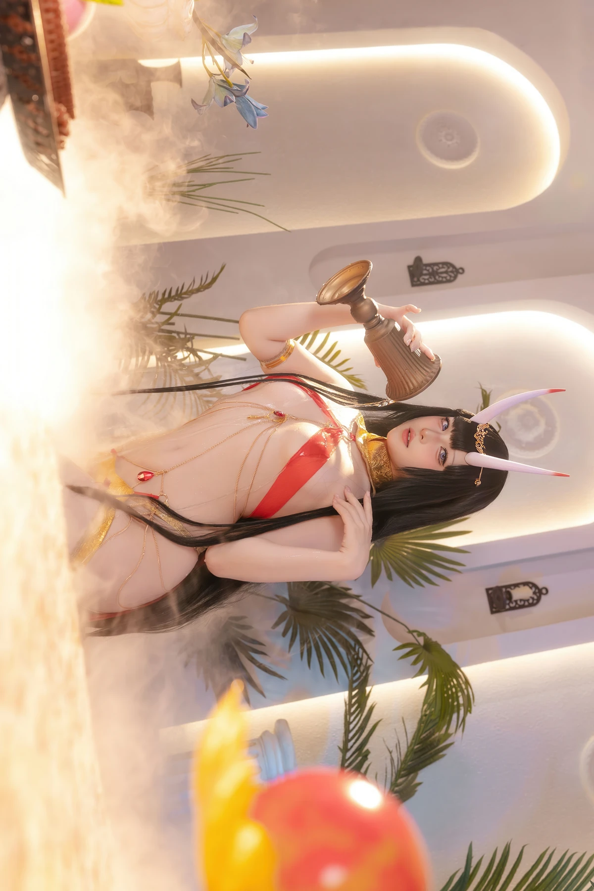 Cosplay 屿鱼 – 碧蓝航线 能代 赤纱浴影