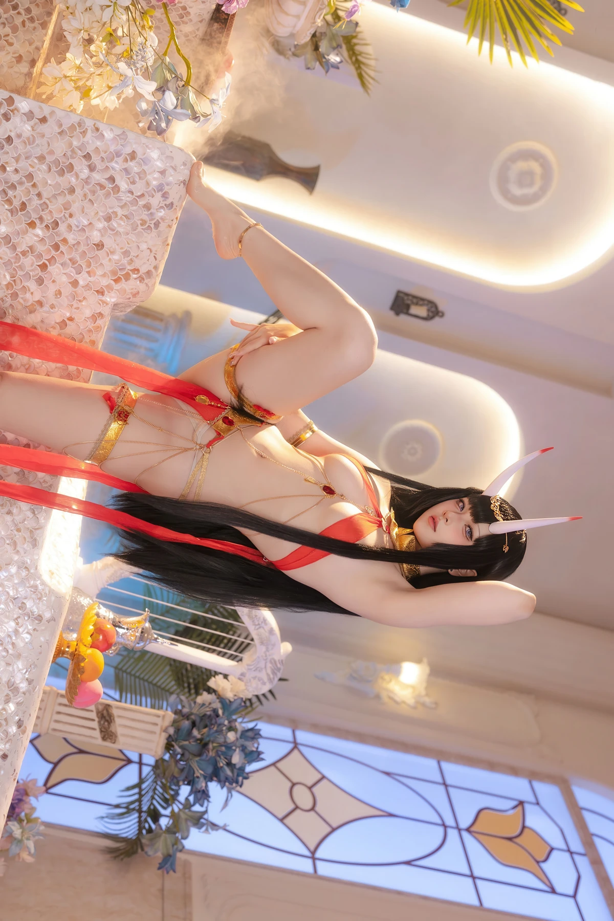 Cosplay 屿鱼 – 碧蓝航线 能代 赤纱浴影