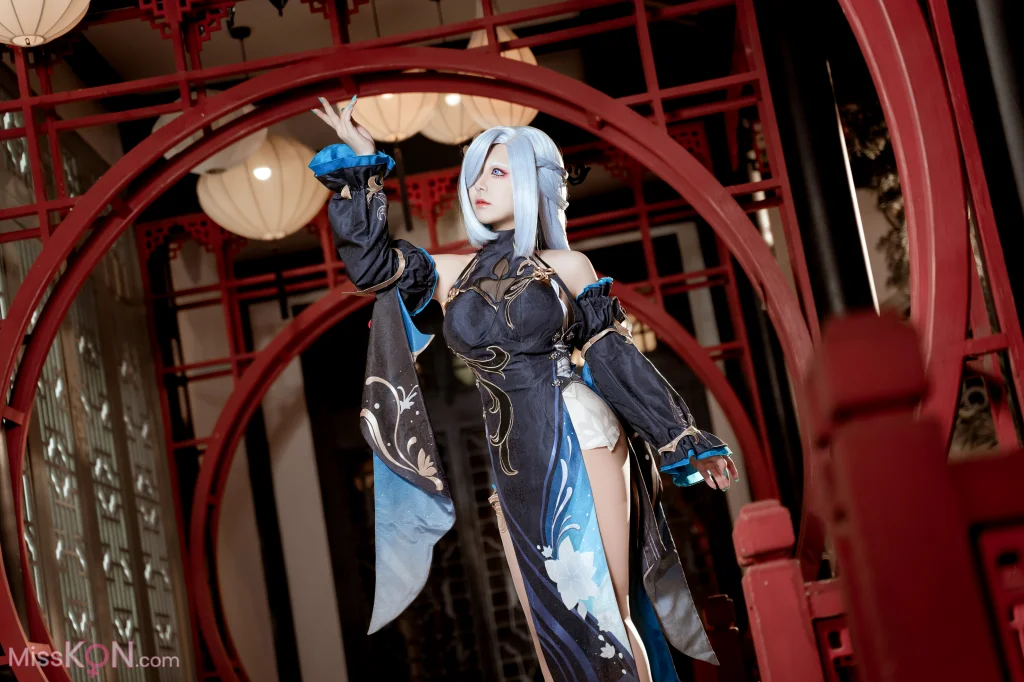Coser@虎森森_ 原神 申鹤 冷花幽露