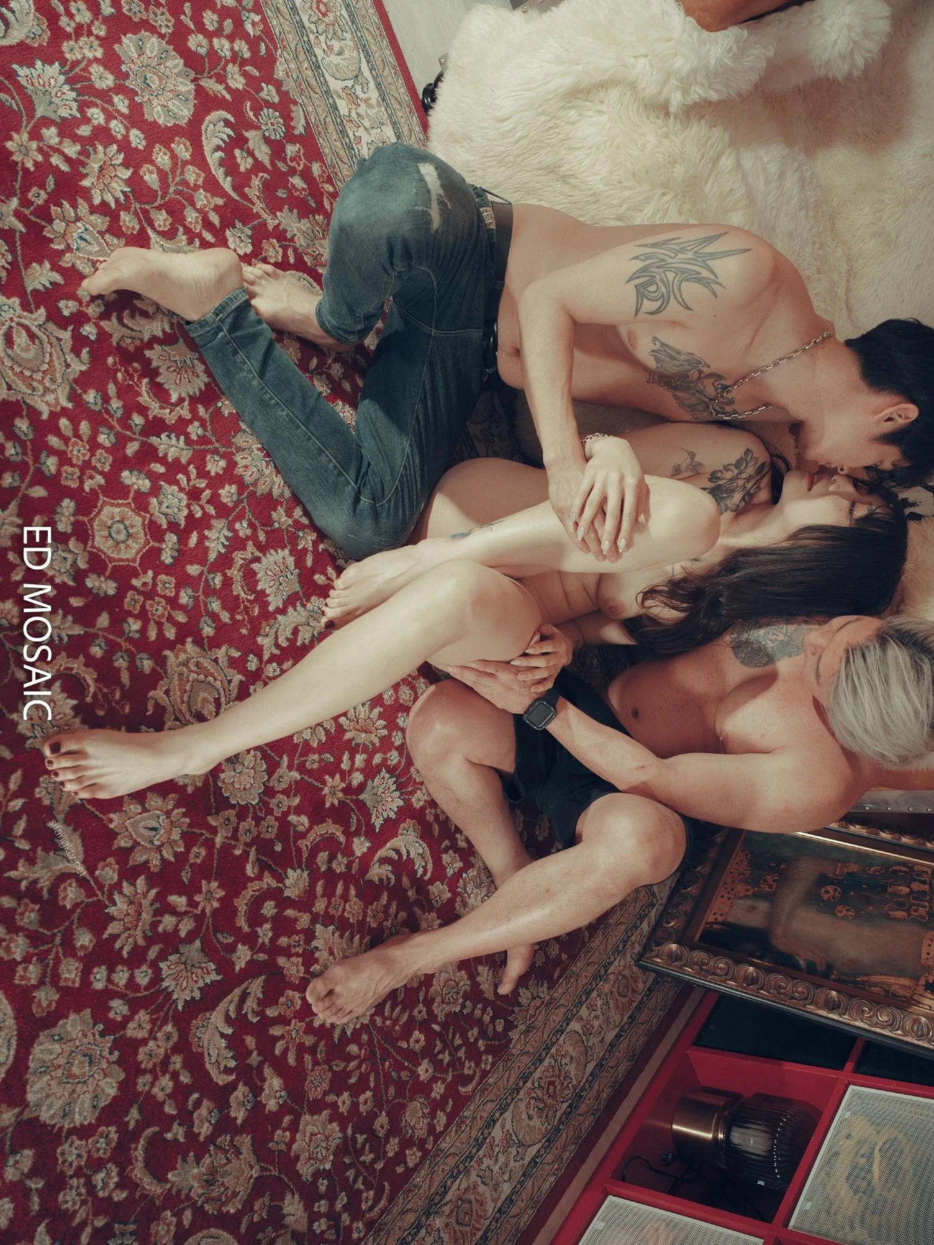 ED Mosaic 原本長腿Kiki拍三人平面寫真結果還是出意外了 Set.02