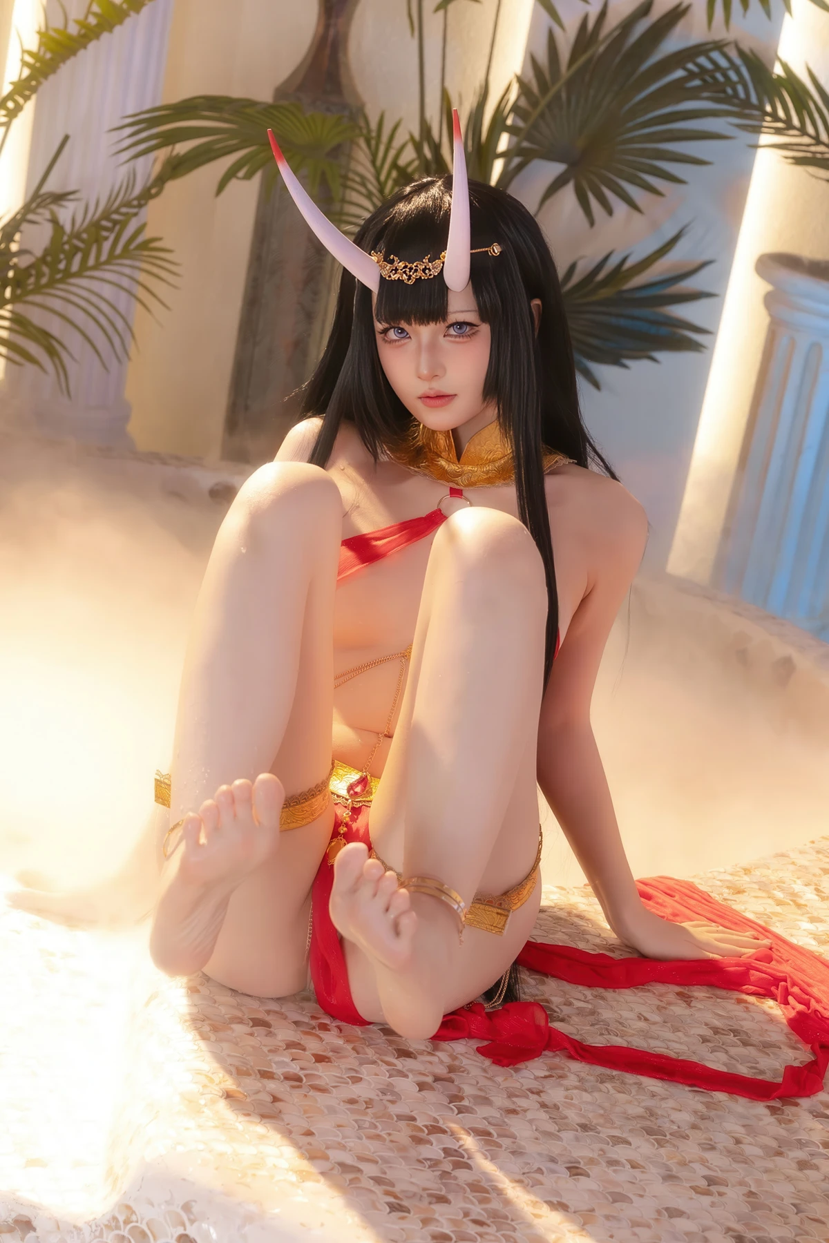 Cosplay 屿鱼 – 碧蓝航线 能代 赤纱浴影