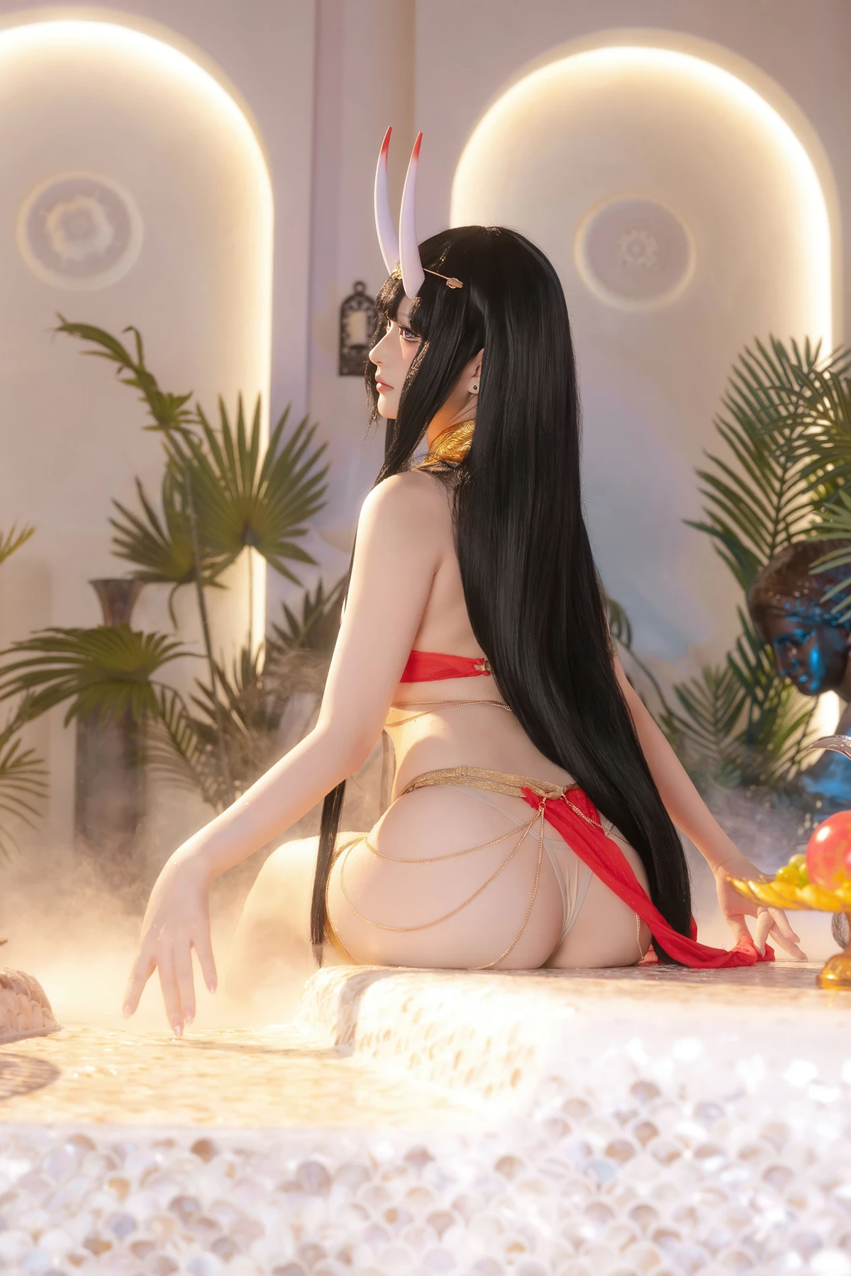 Cosplay 屿鱼 – 碧蓝航线 能代 赤纱浴影