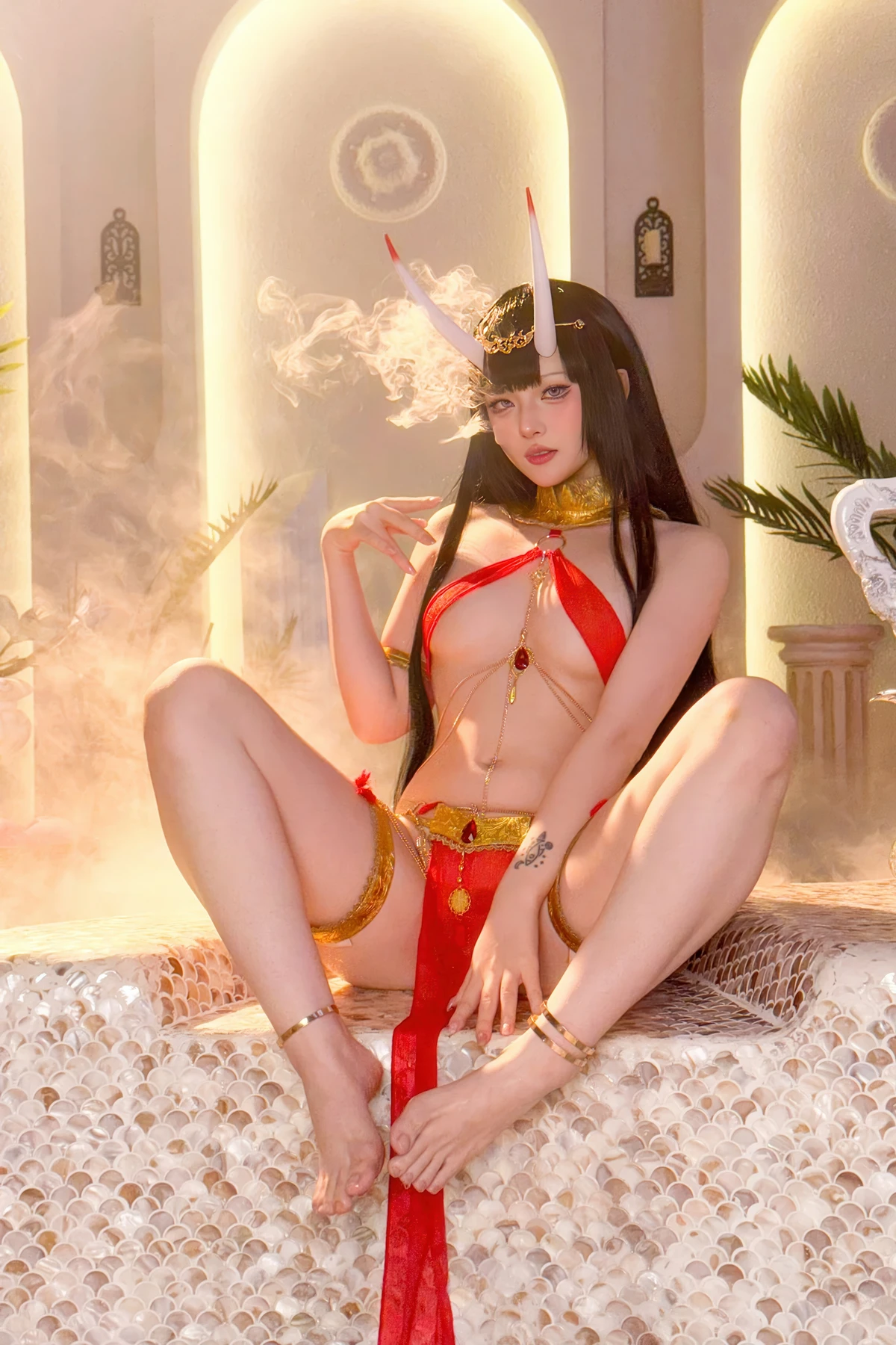 Cosplay 屿鱼 – 碧蓝航线 能代 赤纱浴影