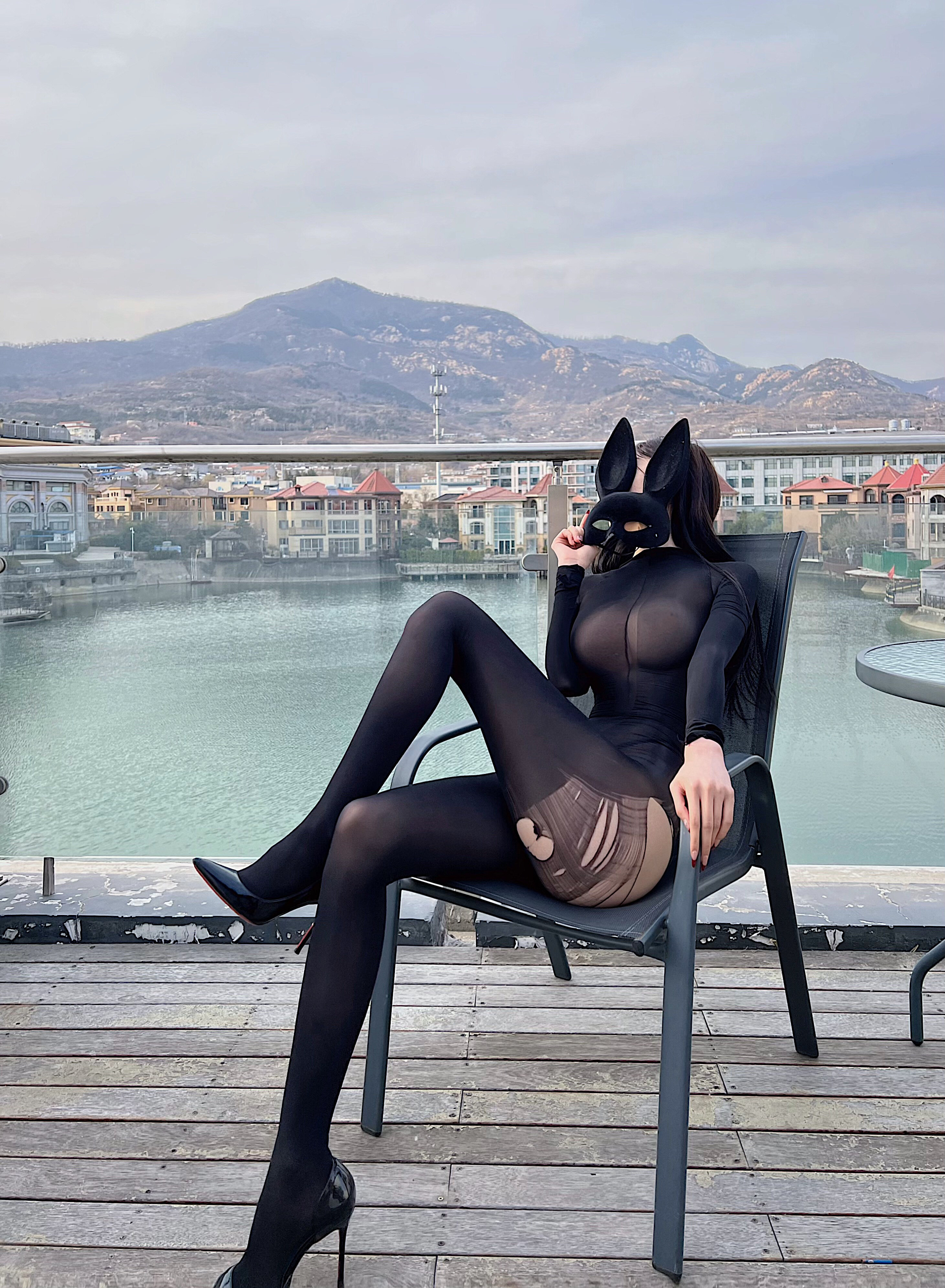 脸红Dearie_ 微密圈户外怼拍